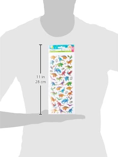 Craft Planet CPT 805214 Stickers, Assorted, Dinosaurs