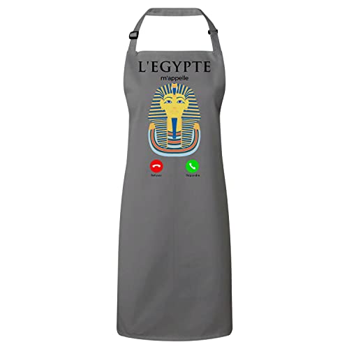 Tablier cuisine Égypte antique à motifs pharaons résistants haute qualité