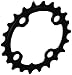 Truvativ Chainring Mtb 22t 4 Bolt 64mm Bcd Aluminium Blast Black 2 x 10, 3 x