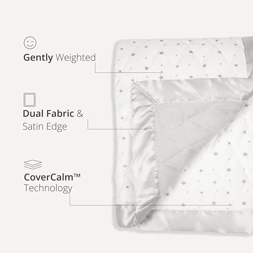 Dreamland Baby 4lb Weighted Blanket for Kids. Breathable Dual Fabrics with Minky Cooling Side & Cozy Microfleece on Reverse. Mom-Owned US Business, Premium Materials (Ocean Blue) - Image 6