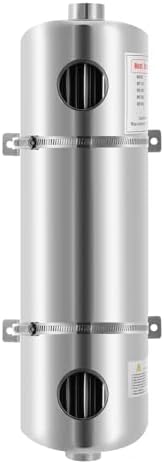 Swimming Pool Heat Exchangers You Didn't Know You Needed 8 Swimming Pool Heat Exchanger, 200 kBtu/h 304 Stainless Steel Shell Tube Heat Exchanger Heat Recovery Pool Heater Same Side Port 1 1/2" FPT for Solar Power Hydraulic Heating Oil Cooling Snow Melting