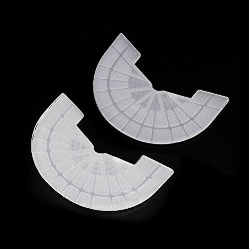 Image of HARFINGTON 1pair Shoe Sole Protector for Sneakers Size 8-8.5 Self-Adhesive Non Slip Pad Heel Plates Repair for Men and Women, Transparent