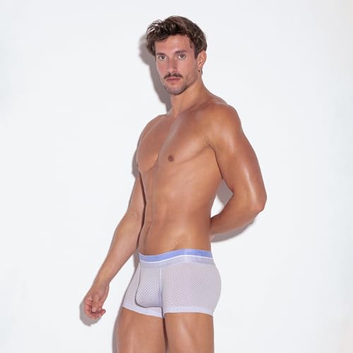 Bóxer Hombre lila CODE 22 ropa interior masculina Sport Mesh tipo trunk 5