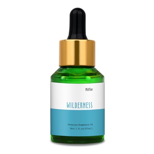 Image of Wilderness Fragrance Oil, MitFlor 30ml Diffuser Essential Oil, Premium Grade Fragrance Oil for Soap Candle Making Refreshing Woody Scent, Men's Perfume Cologne Oil