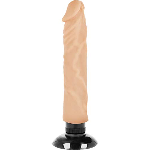 BASECOCK - Realistic Vibrator 2-1 Flesh 20 CM