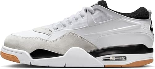 Ammortizzazione ad aria NIKE Air Jordan 4 RM Scarpe da Ginnastica Uomo, Nero Bianco Grigio Neutro, 41 EU