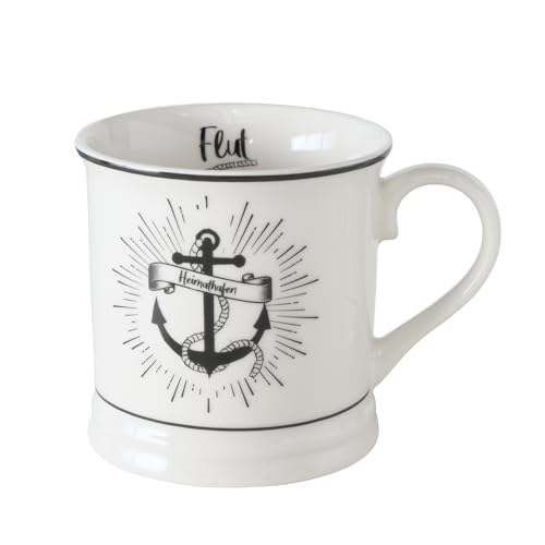 Seaside No.64 - Maritime Jumbobecher aus Keramik - Kaffeetasse mit...