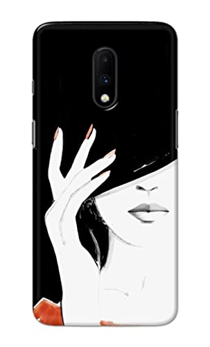 Image of PRINTFIDAA Photo of Beautiful Girl Hard Back Cover for OnePlus 6T / OnePlus 7 Back Cover -(P6) KAT1005