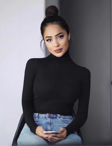 Rongseng body damskie z długim rękawem, seksowny top z wysokim dekoltem, body slim fit, kombinezon stretch, szykowny, top koszula, bluzki, jesień, zima, odchudzanie, kombinezon, na co dzień, Playsuit,