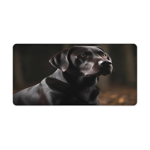 Tapis de souris motif labrador noir cadeau idéal pour collègue