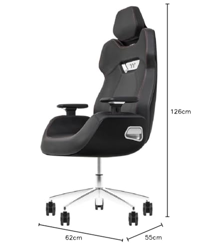 Argent Sedia da Gioco, Pelle Alluminio, Nero, Taglia Unica - Sedia gaming - Immagine 1