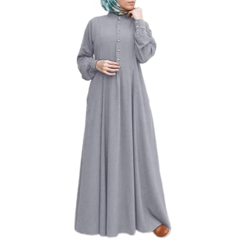 Robe longue décontractée pour femme fluide cachant les rondeurs avec style et confort