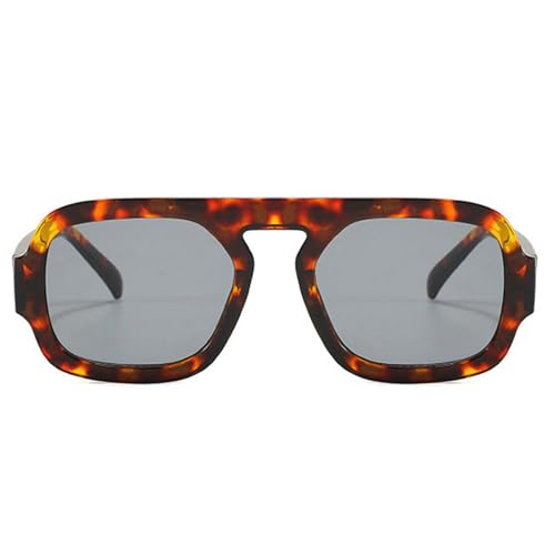 willochra oversized Retro Square Sunglasses Women Fashion Gradient Shades UV400 Men Punk Blue Green Sun Glasses