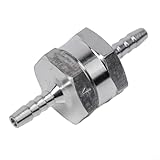Válvula de retención de combustible de automóvil 4681012 mm aleación de aluminio para sistemas de suministro de combustible de carburador adecuados para aplicaciones diésel y agua (4 mm)
