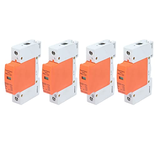 Parafoudre 1P AC 420V lot de 4 protections de tension sur rail DIN pour tableau