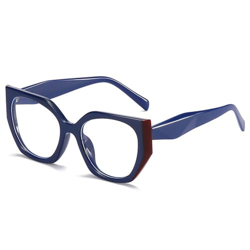 Lunettes œil de chat polygonale vintage pour femme et homme