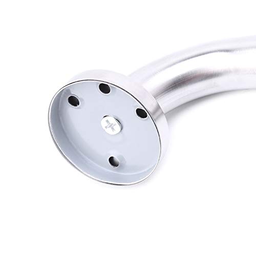Maniglione di Sicurezza per Bagno da 25 cm, corrimano per Doccia e Vasca in Acciaio Inox, Supporto per WC, Maniglia di Sicurezza per disabili.