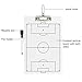 Altsuceser Dry Erase Coaching Clipboard, Soccer Coaches Scoreboard with Erasable Pen & Pen Holder, Double-Sided Soccer Whiteboard for Coaches Football Referee Tactical-Board Sets