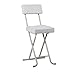 CHHD Silla Plegable para Restaurante, Bar nórdico, Sala de Estar, Dormitorio, Silla Alta, portátil, Acolchado, para cafetería, Silla de Tela para Exteriores para Camping, Festivales, jardín