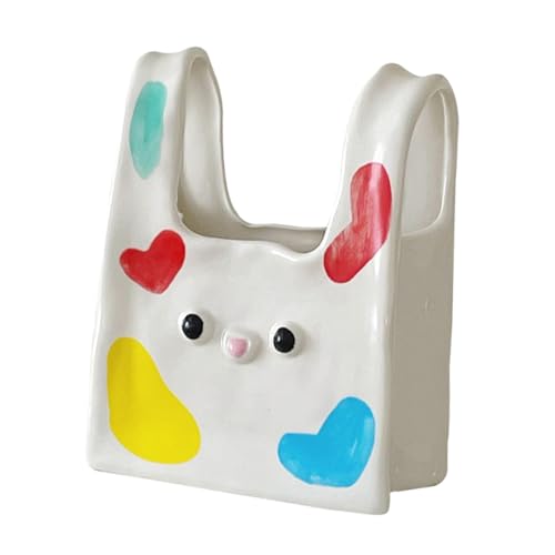 Vase à fleur de lapin en céramique Abaodam pour déco de table