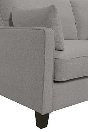 Serta Nina Sofa, Chenille Fabric, Rhine Gray #TOP4