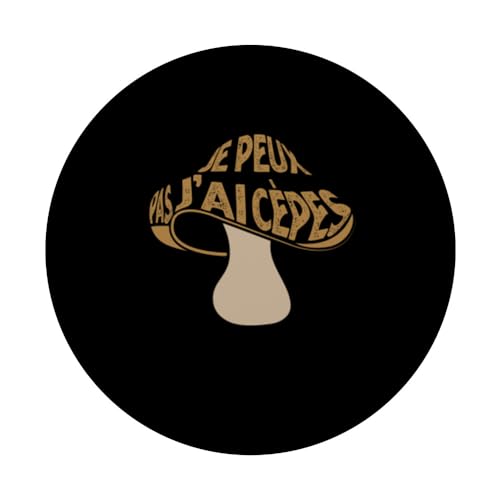 Cèpes Chasseur De Champignon Cadeau PopSockets PopGrip Interchangeable – vue 3