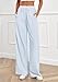 PRETTYGARDEN Womens Wide Leg Striped Pants 2026 Fall Casual High Waisted Baggy Palazzo Lounge Trousers Spring Fashion Bottoms (Light Blue,Medium)