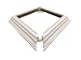 Vinyl PVC 4" x 4" Post Two-Piece Base Trim Skirt (White)