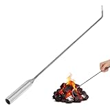 Galpada SchüRhaken Kamin Lang 15.75 Zoll Feuerpoker FeuerstellenzubehöR FüR Outdoor Und Indoor Grillen Mit Ergonomischem Metallgriff
