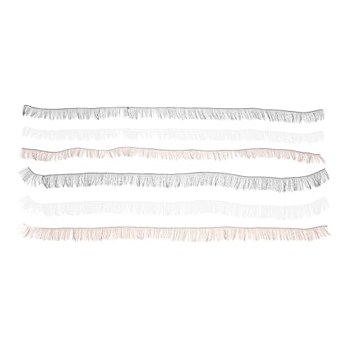 LRXIYODE 6 pezzi Ciglia Finte per Bambole Morbide e Sottili Accessori per Cosplay e da Te per Bambole Ciglia Artigianali Piccole per Decorazione