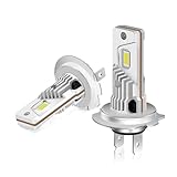 LUDUN H7 Lampe Auto 12V 55W, H7 Halogen-Scheinwerferlampe 6000K Weiß, mit StVZO Zulassung für Abblendlicht und Fernlicht, 2 Stück