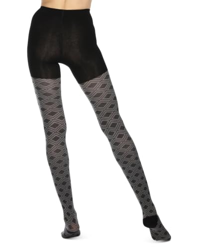 Image of MeMoi Paisley Pop Cotton Blend Sweater Tights