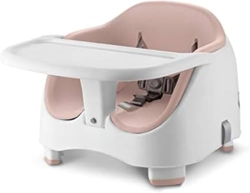 Arfobug ベビーチェア テーブルと椅子 4way 収納チェア ベビー食事チェア 折りたたみポータブル ベビーシート ローチェア 6-36ヶ月 (ピンク)
