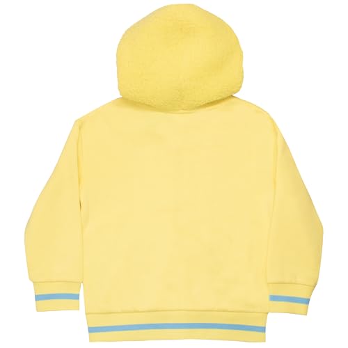 Despicable Me Boys Pullover Hoodie with Minions Graphic Print Sherpa Cosplay Hooded Zip-Up Sweatshirt for Kids and Toddlers2