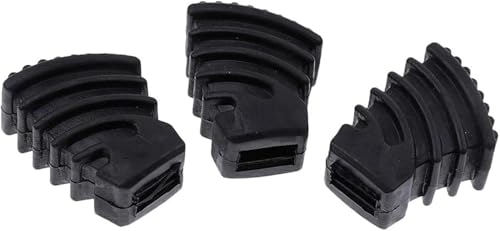 TUOREN 3/Pack Drum kit Rubber Feet Rack Stand Rubber Feet Drum Leg Protectors for Percussion Parts...