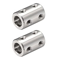 Wellenkupplung Verbinder, Starre Kupplung, Motorwellenkupplung, Wellenkupplungen, 8mm bis 8mm Bohrung, Kupplungsadapter für 3D-Drucker, Für DIY-Roboter, Motorzubehör, 3D-Drucker, 2er-Pack