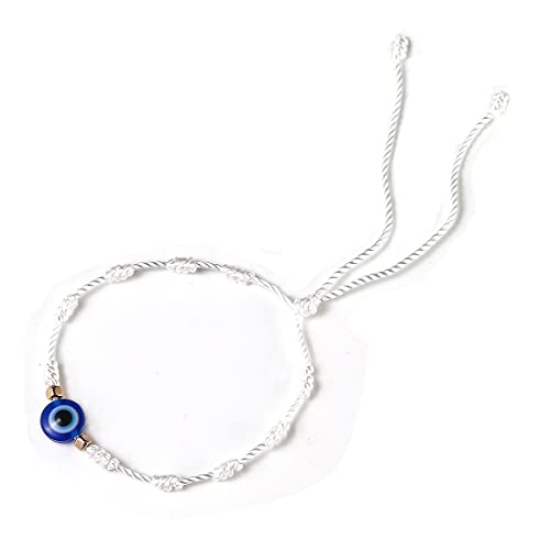 Image of Caiyao Evil Eye Bracelet - Handmade Adjustable Red Black String Knot Lucky Kabbalah Protection Bracelet