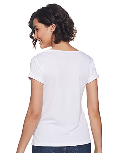 Image of Easybuy Women's Regular T-Shirt (AU21MN02LS White S