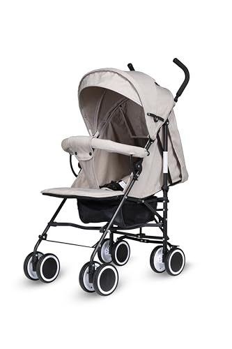 Bambico Lightweight Travel Stroller Pushchair - Beige