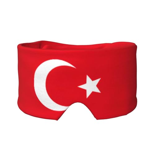 Orejeras opacas con estampado de bandera de Turquía para adultos, niños, hombres y mujeres