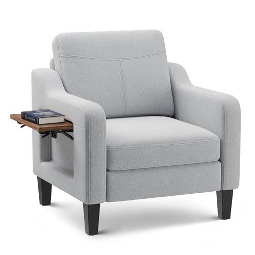 CHAIRKER Accent Chair with Foldable Table