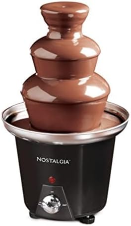 Nostalgia CFF965 3-Tier 1 1/2-Pound Capacity Chocolate Fondue Fountain by Nostalgia