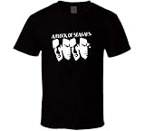 Steven Seagal Flock of Seagals Seagulls Joke Movie Black Classic Short Sleeve Unisex T-Shirt Gift L