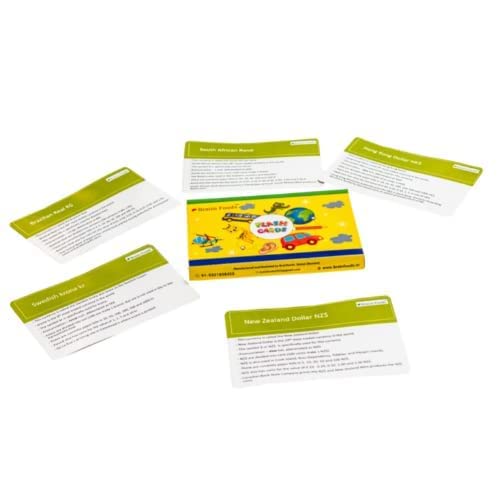 Braiin Foods Currencies of The World Flash Card | Educational Learning Materials | Kids Educational Activities | Real Picture Flash Card for Home Schooling | 21 Cards 6*9 Inches (B09RVT93LX) Amazon Price History, Amazon Price Tracker