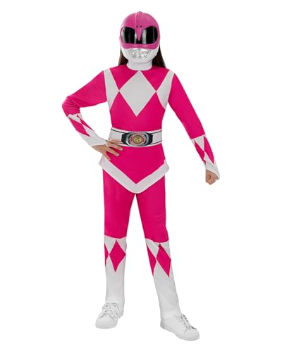 Funidelia | Déguisement Power Ranger Rose pour fille Super héros, Dessins Animés - Déguisement pour enfant et accessoires pour Halloween, carnaval et...