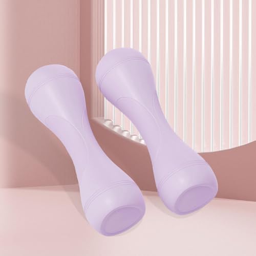 Image of MYADDICTION Adjustable Dumbbells Pair for Home Strength Training Non Slip for Women Kids Violet