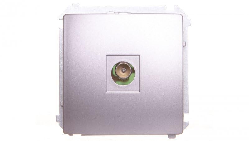 Prise de courant en acier inoxydable BMAK3.01/21 IP20 de 75 mm