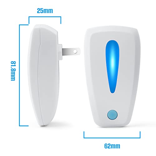 Ultrasonic Pest Repeller, 2 Pack Upgraded Pest Repellent Ultrasonic Plug In For Mosquitos, Rodents, Mice, Rats, Roaches, Spiders, Flies, Ants #TOP5