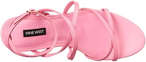 NINE WEST Women's RACHAL3 Wedge Sandal, Pink, 8.5 | Image 4