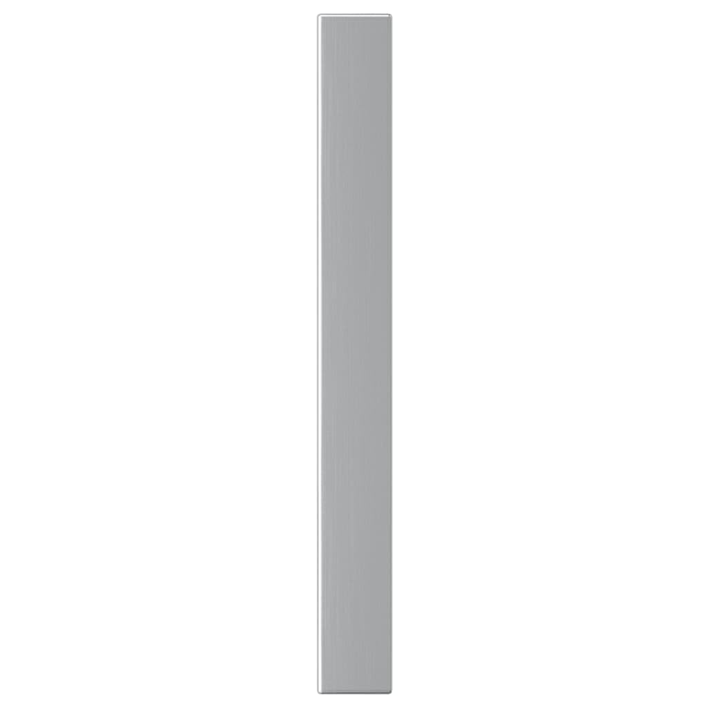 Tiradores para muebles (20 unidades, 96 mm, acero inoxidable cepillado, para cocina, baño, salón, 108 x 12 x 35 mm, con tornillos recortables)